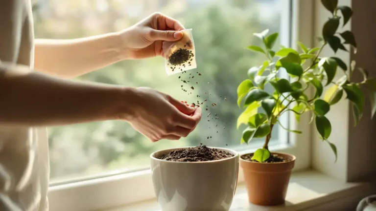 Tento sáček, který často vyhazujeme, by mohl zachránit chřadnoucí rostlinu, přehlížená pravda