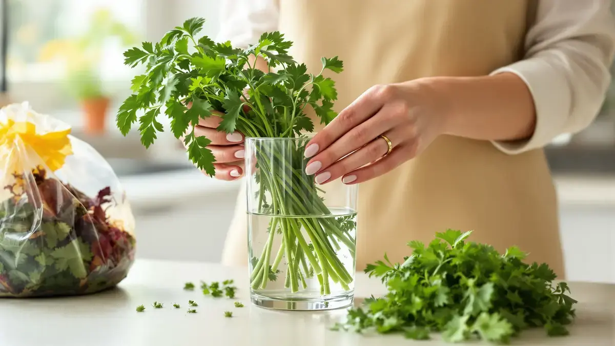 Uchovejte své čerstvé bylinky dvakrát déle díky tomuto snadnému triku